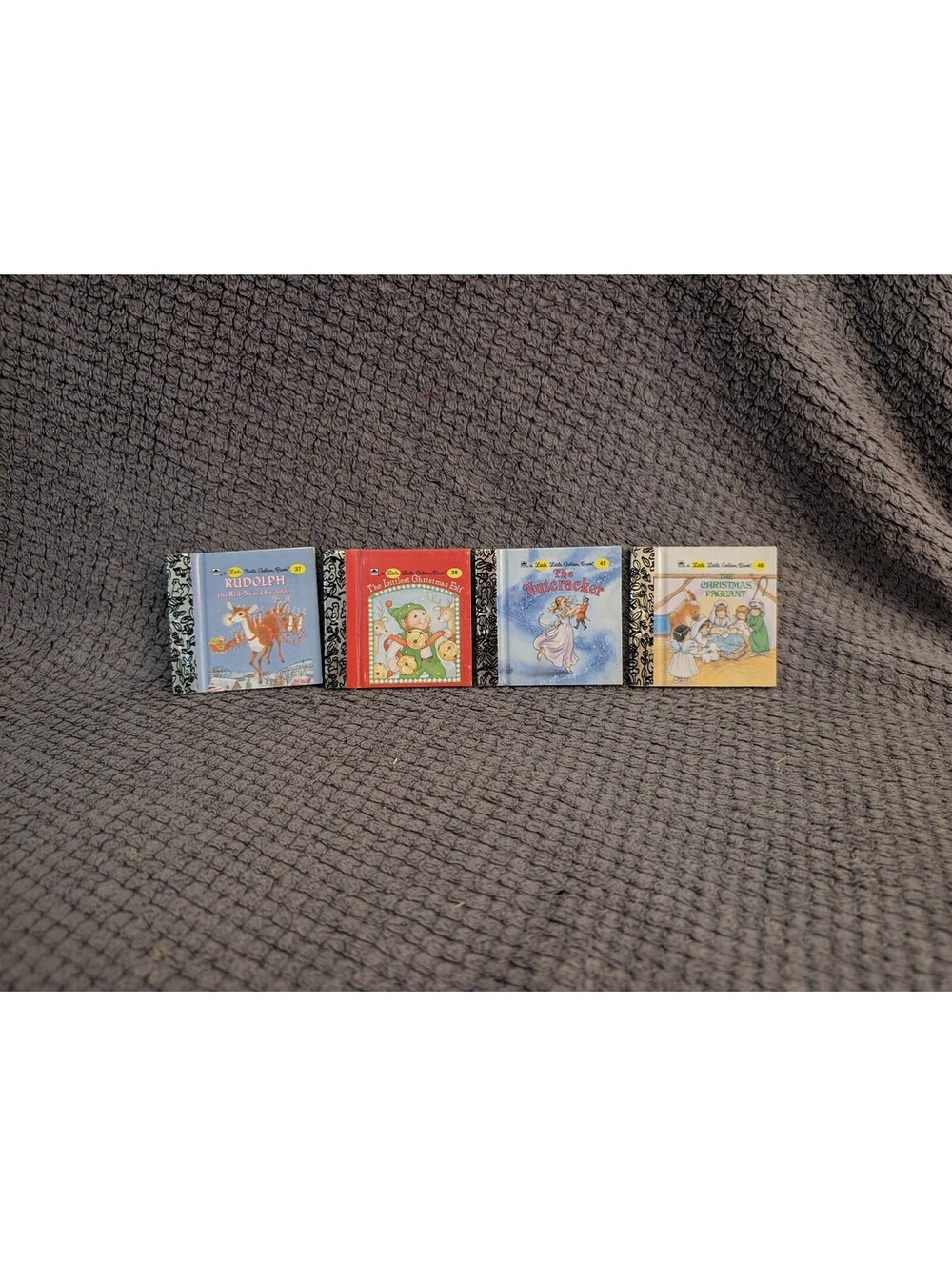 Little Little Golden Books Christmas Miniature Book Lot of 4